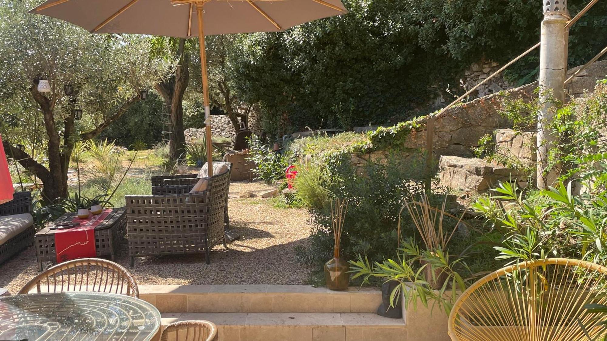 Jolie Annexe Du Mas Dans Le Coeur De La Garrigue Nimoise Villa Nîmes Eksteriør billede