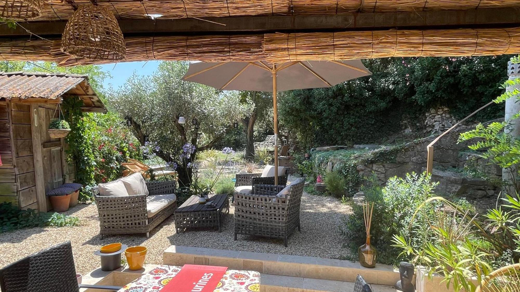 Jolie Annexe Du Mas Dans Le Coeur De La Garrigue Nimoise Villa Nîmes Eksteriør billede