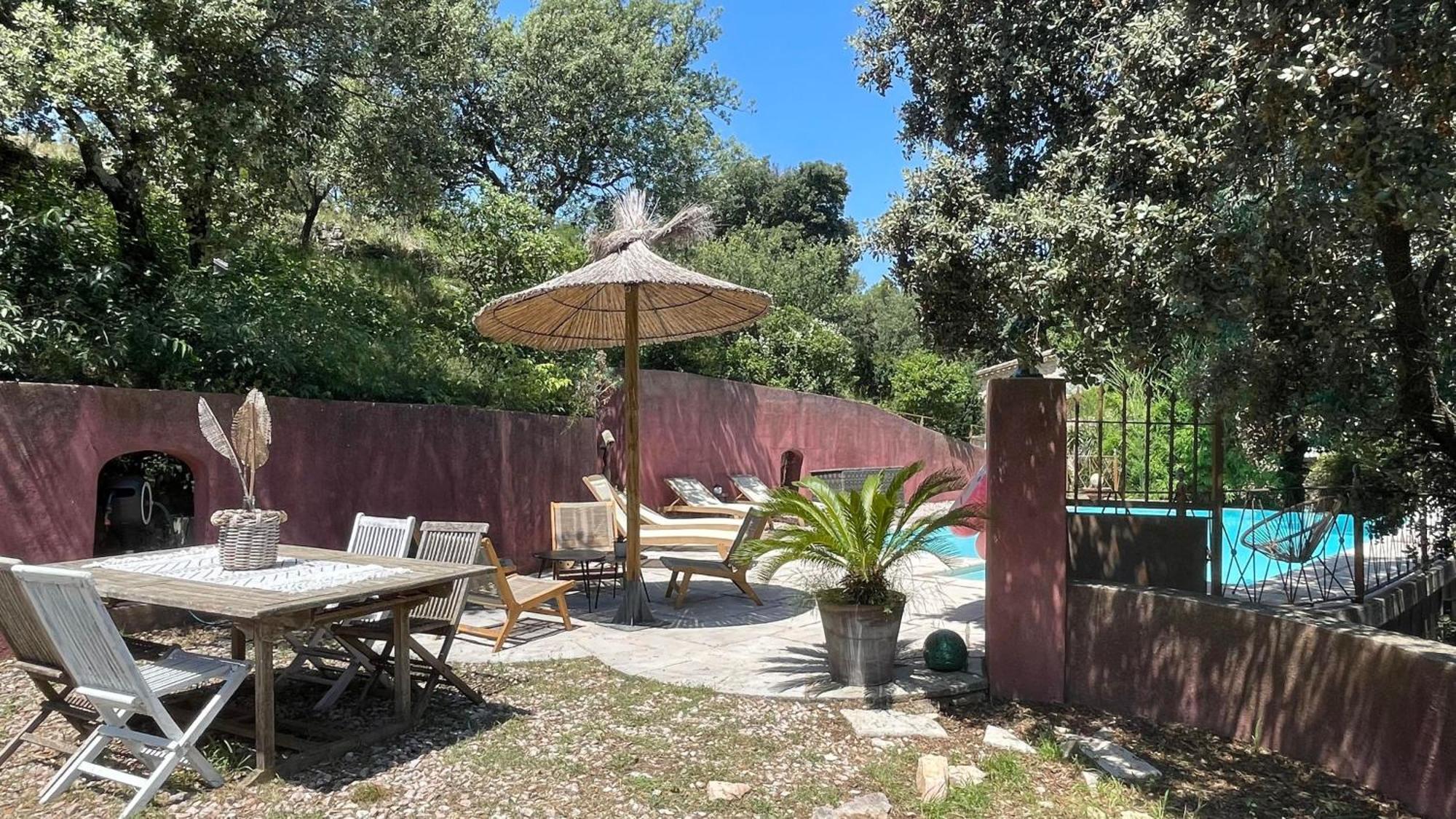 Jolie Annexe Du Mas Dans Le Coeur De La Garrigue Nimoise Villa Nîmes Eksteriør billede